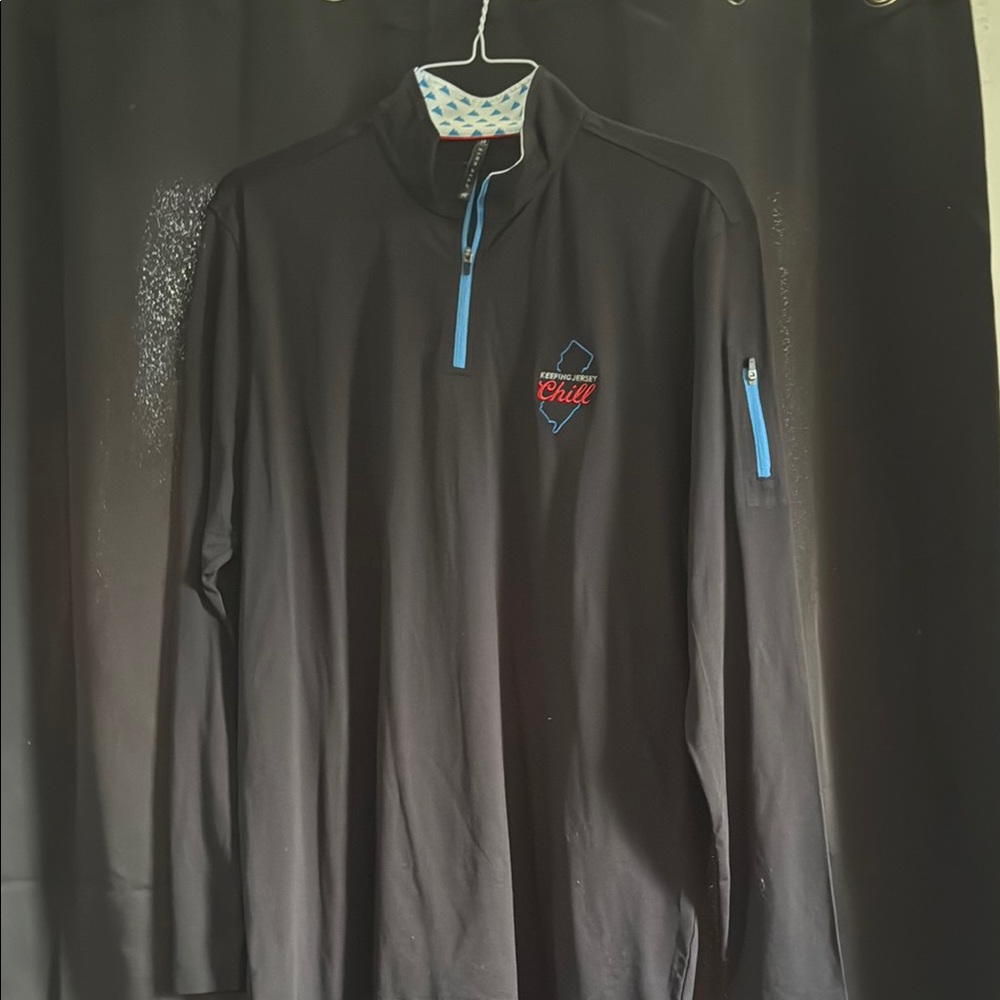 Men's Black Jacket with Blue Accents COORS LIGHT JERSEY FLEECE